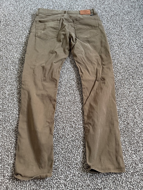 Lucky Brand Men's Slim Khaki Chinos - Olive Tan - Picture 2 of 4